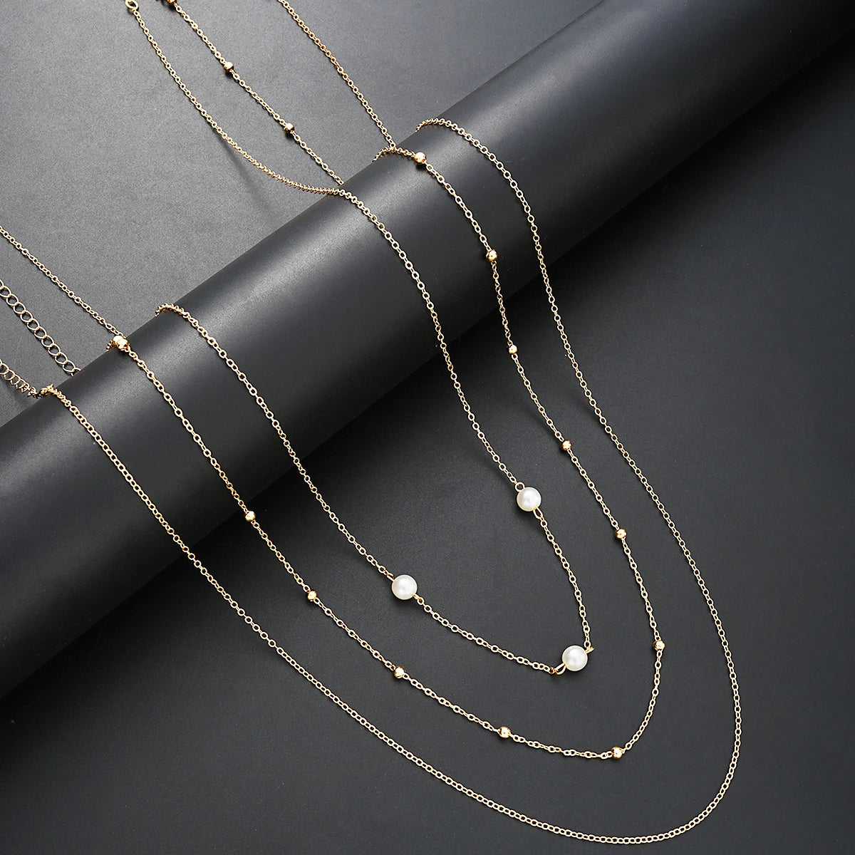 3Pcs Simple Boho Bikini Belly Chains for Women Sexy Gold Silver Color Imitation Pearl Waist Chain Trendy Summer Beach Body Chain