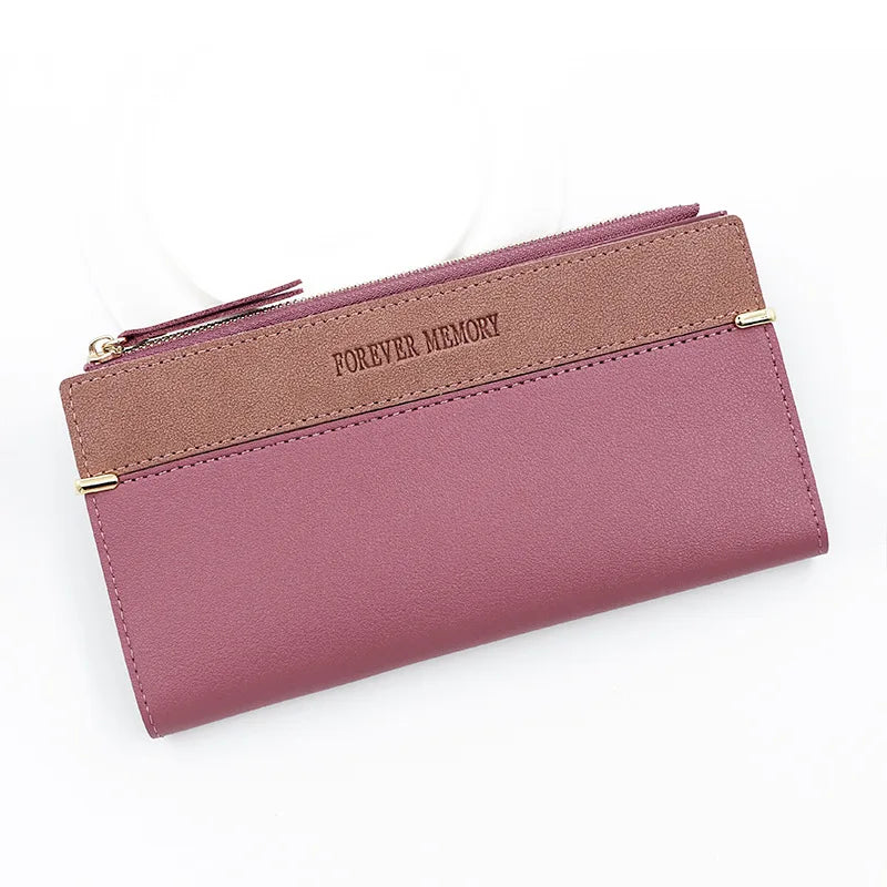 Long Purses for Women Wallet New Fashion Long Coin Purse Card Holder Small Ladies Wallet Female Hasp Mini Clutch Billetera Bolas