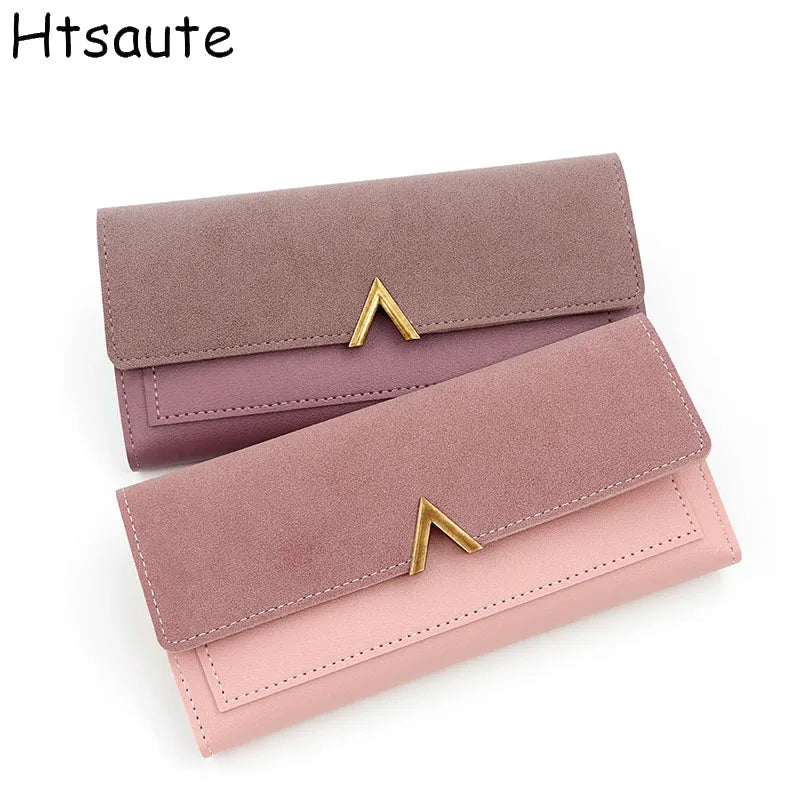 Long Purses for Women Wallet New Fashion Long Coin Purse Card Holder Small Ladies Wallet Female Hasp Mini Clutch Billetera Bolas