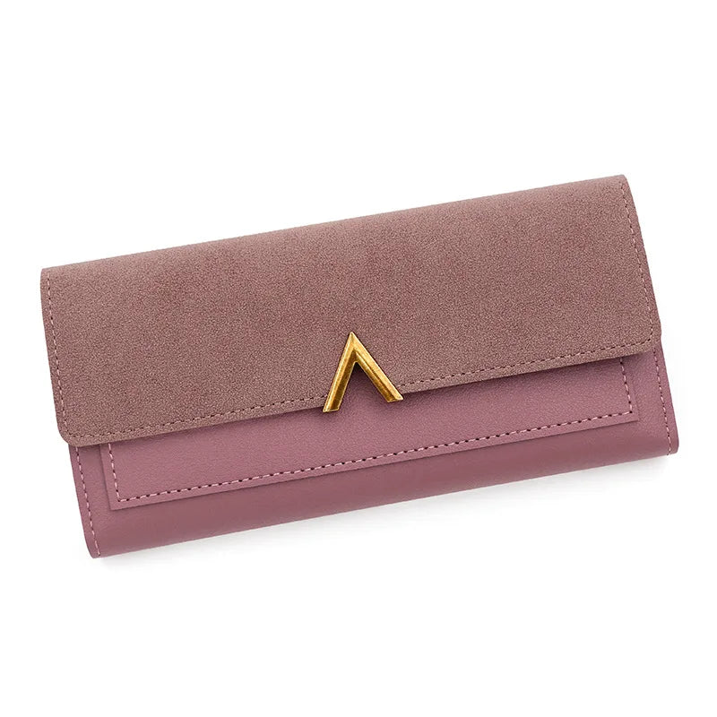 Long Purses for Women Wallet New Fashion Long Coin Purse Card Holder Small Ladies Wallet Female Hasp Mini Clutch Billetera Bolas