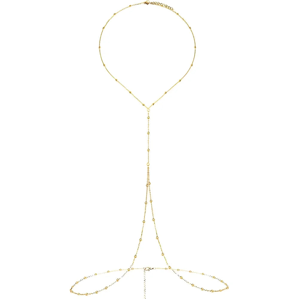 Sexy Belly Chain Beads Adjustable Bikinis Festival Summer Accessories for Beach Belly Waist Chain for Women Body Jewelry Gift