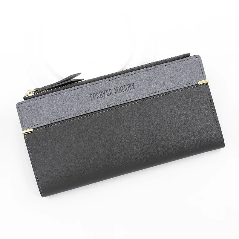 Long Purses for Women Wallet New Fashion Long Coin Purse Card Holder Small Ladies Wallet Female Hasp Mini Clutch Billetera Bolas