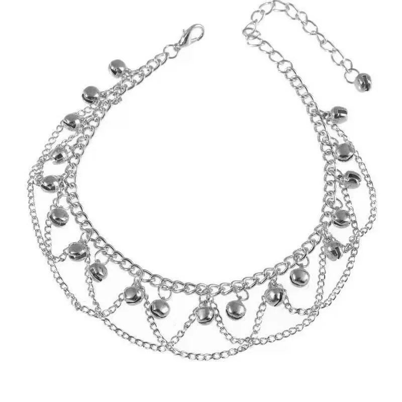 Bohemian Style Tassel Bell Anklet - Women'S Fashion Colorful Beach Foot Jewelry Wholesale Versatile & Unique Design Anklet