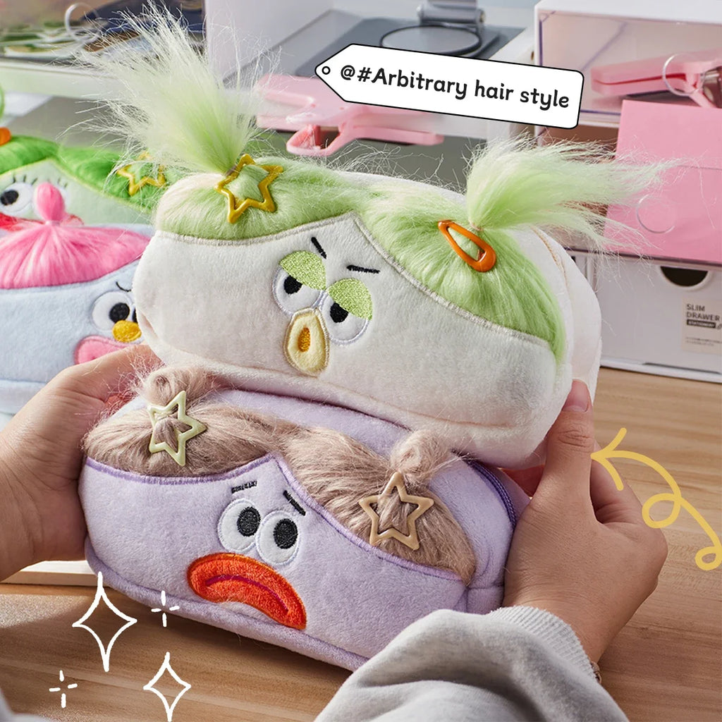 Ugly Doll Plush Brand Funny Pencil Bag Girl Heart Storage Bag plus Toy Pencil Case Korean Stationery Office Cultural Supplies