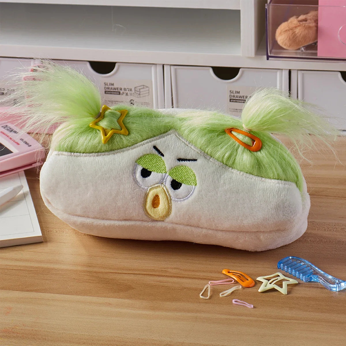 Ugly Doll Plush Brand Funny Pencil Bag Girl Heart Storage Bag plus Toy Pencil Case Korean Stationery Office Cultural Supplies