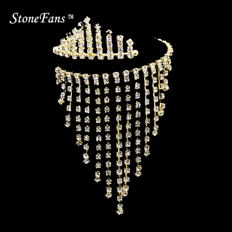 StoneFans Charm Mujer Pulseira Masculina Spiral Bridal Party Rhinestone Upper Stretch Arm Bracelet Bangle For Women Wedding Gft