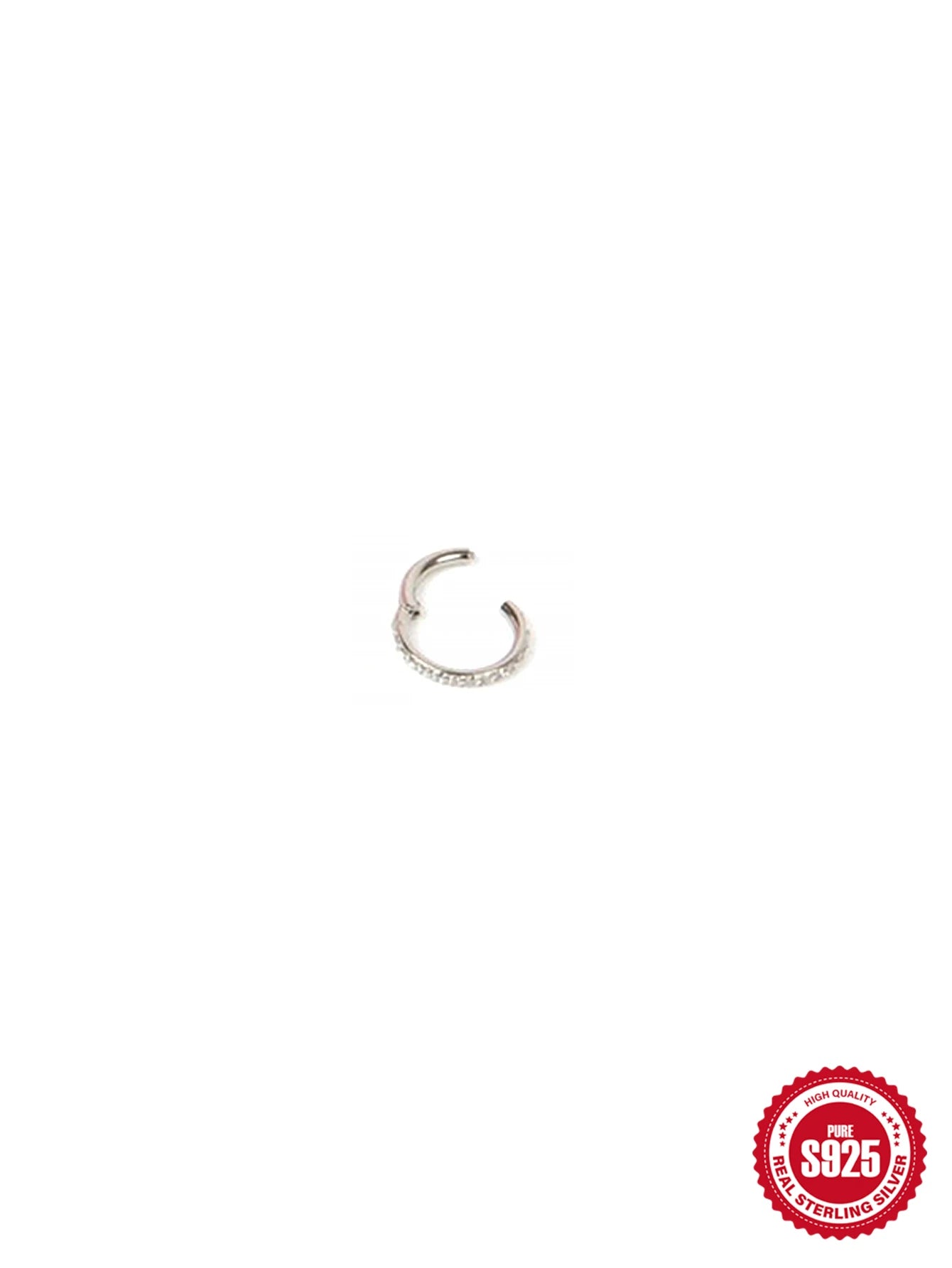 925 Sterling Silver 1pc, Geometry Multi Piercing Stud Earrings For Women, K Gold Simple Elegant Tassel Jewelry, beautiful Gift