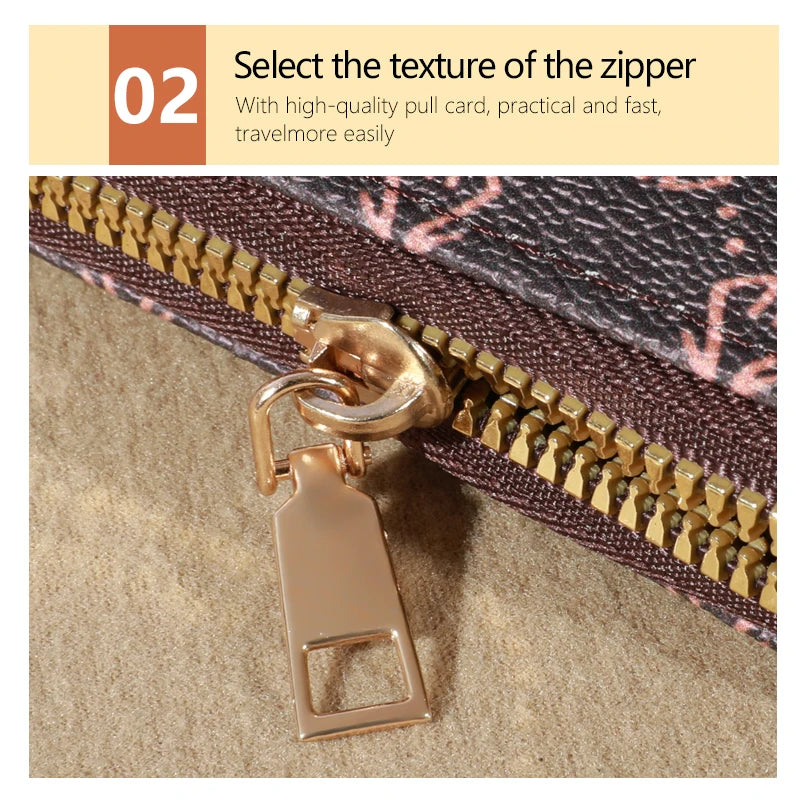 The Best Zipper Around Credit Card Holder, Cute Mini Printed Clutch Coin Purse, Nice Portable Card Wallet With Multi Card Slots