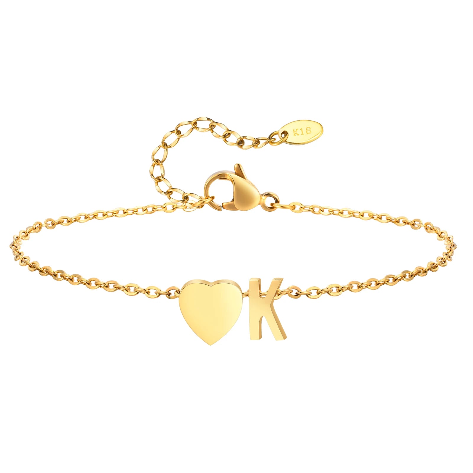 All Letters Anklet, Women Heart Initial Anklet Bracelets Adjustable Beach Jewelry Hypoallergenic Stainless Steel Personalized Name Foot Chain Anklet
A Anklet, B Anklet, C Anklet, D Anklet, E Anklet, F Anklet, G Anklet, H Ankl