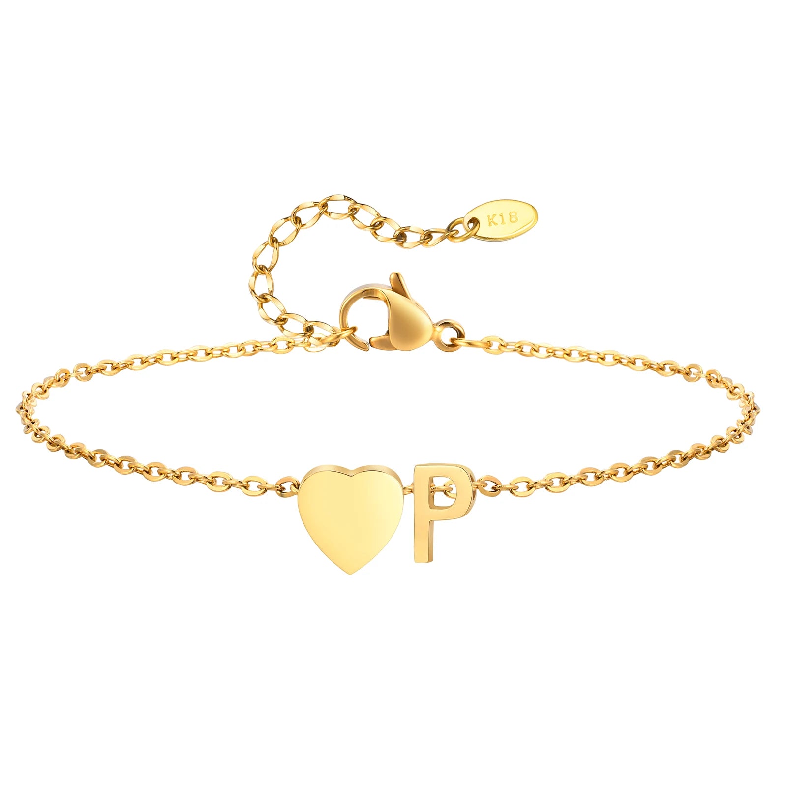 All Letters Anklet, Women Heart Initial Anklet Bracelets Adjustable Beach Jewelry Hypoallergenic Stainless Steel Personalized Name Foot Chain Anklet
A Anklet, B Anklet, C Anklet, D Anklet, E Anklet, F Anklet, G Anklet, H Ankl