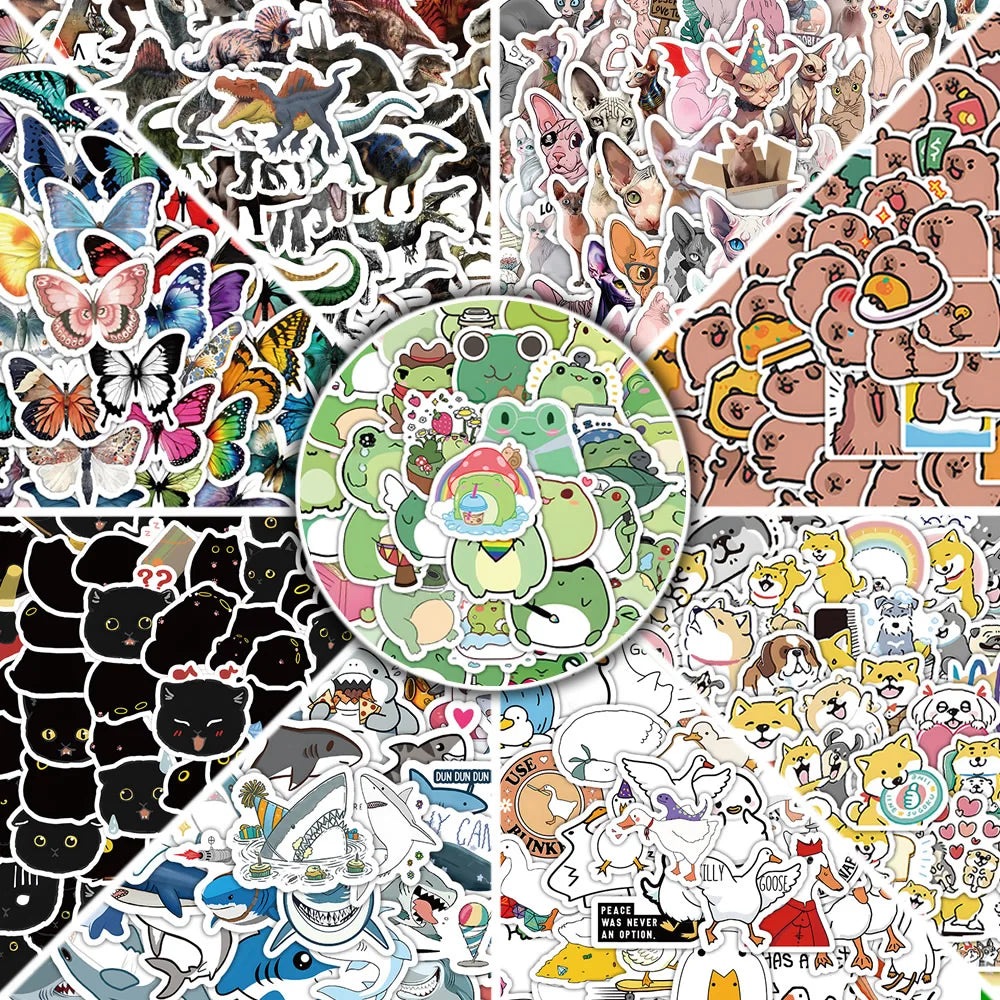 100p Cute Aesthetic Stationery School Office Supplies Sticker Kawaii Diary Decoration Lot Beautiful Stickers