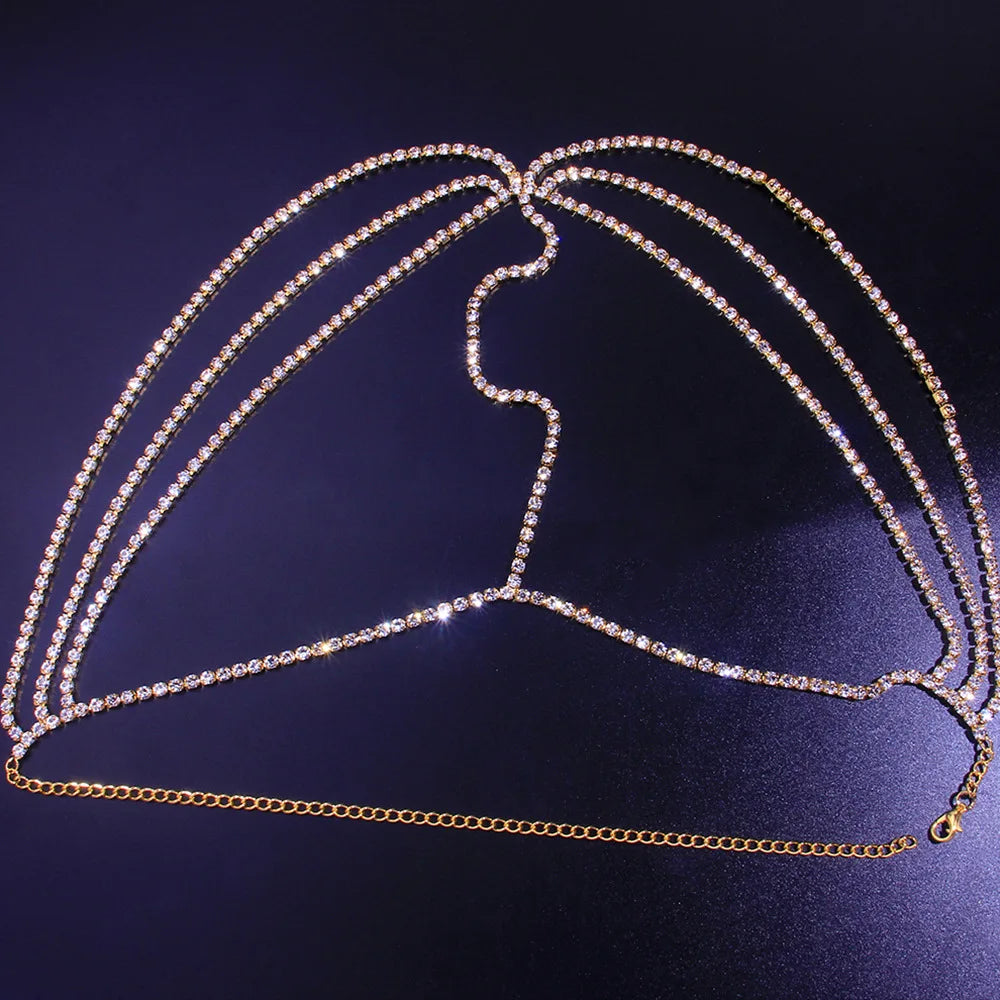 Fashion Layered Head Chains, Cover Face Jewelry, Women Halloween Dance Party Bling Crystal Veil Face Chain, The Best Carnival Gift