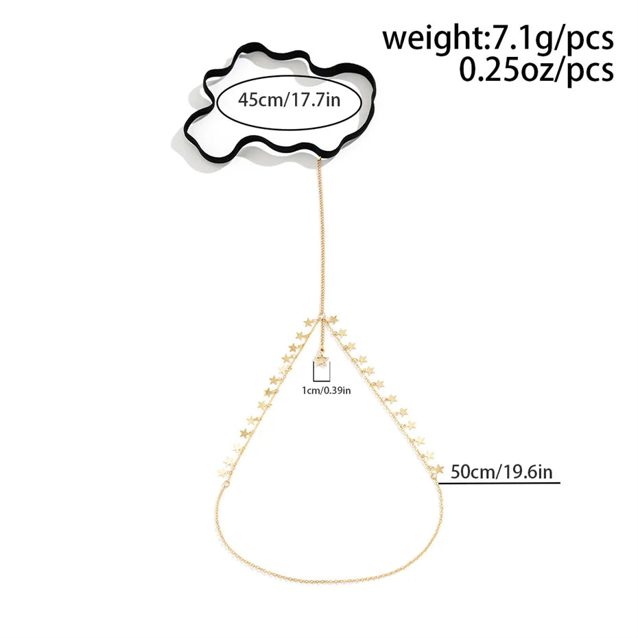 Multilayer Spitze Bein Oberschenkel Kette für Frauen Mi Braut Einfache Einstellbare Nachtclub Körper Schmuck Party Zubehör