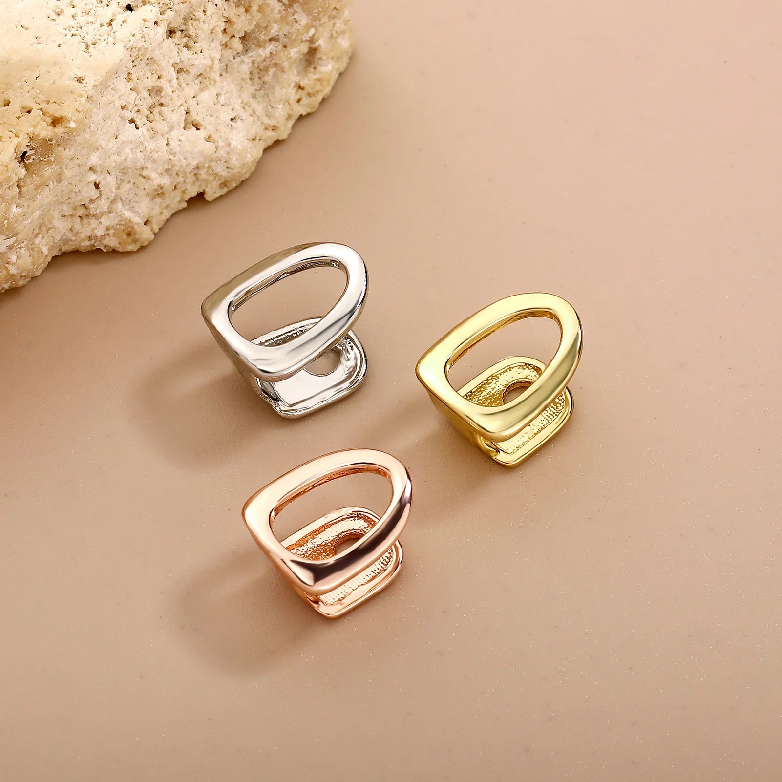Beautiful Hip Hop Single Hollow Teeth Caps For Women And Men Braces, Simple Glossy Tooth Grills Jewelry, Cosplay Dental Grillz