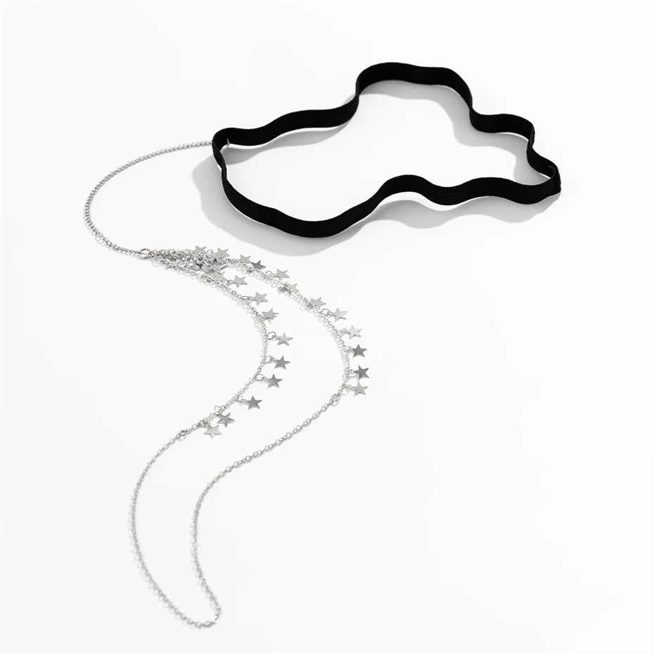 Multilayer Spitze Bein Oberschenkel Kette für Frauen Mi Braut Einfache Einstellbare Nachtclub Körper Schmuck Party Zubehör