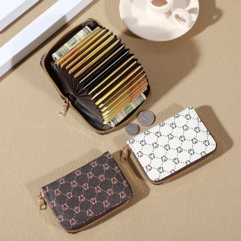 The Best Zipper Around Credit Card Holder, Cute Mini Printed Clutch Coin Purse, Nice Portable Card Wallet With Multi Card Slots