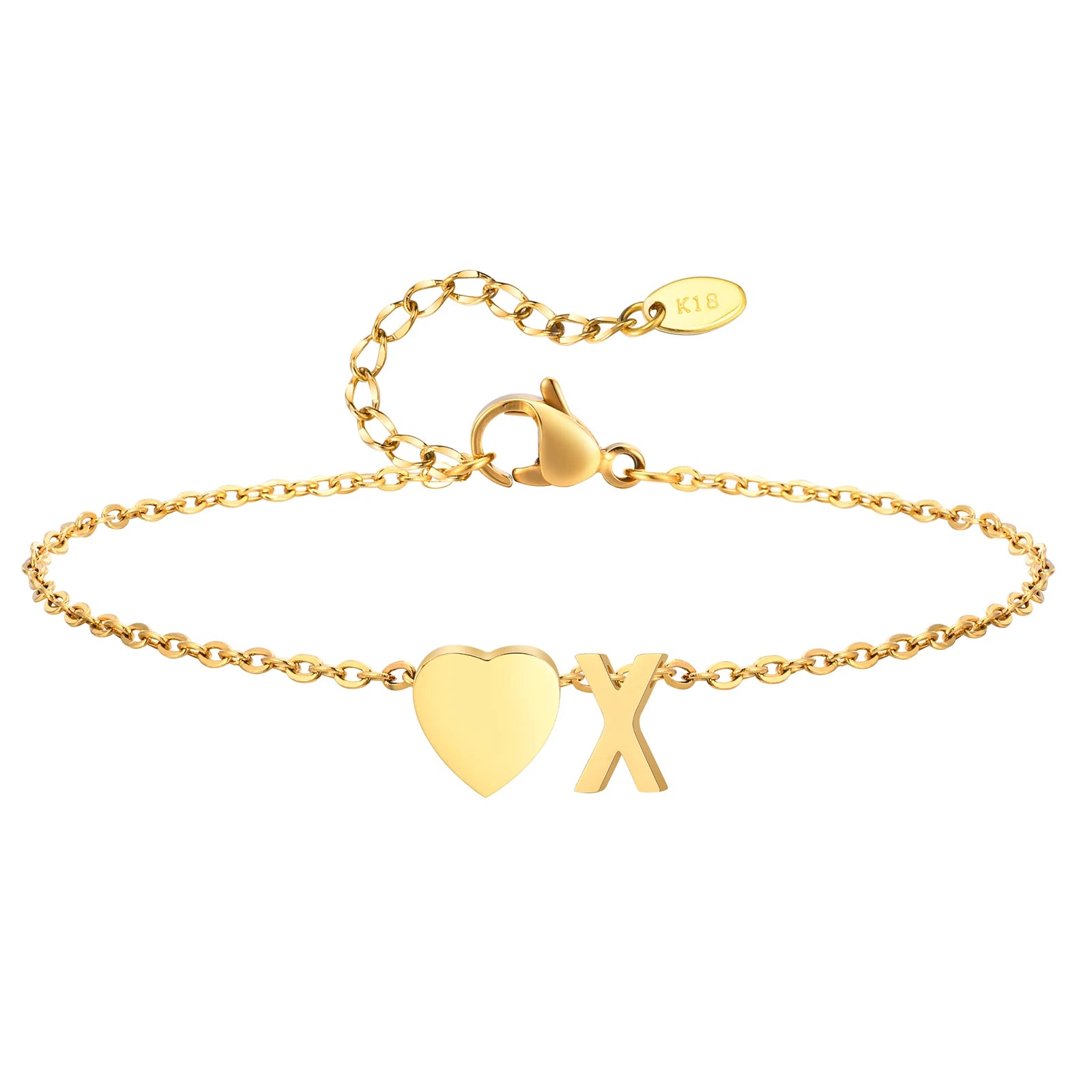 All Letters Anklet, Women Heart Initial Anklet Bracelets Adjustable Beach Jewelry Hypoallergenic Stainless Steel Personalized Name Foot Chain Anklet
A Anklet, B Anklet, C Anklet, D Anklet, E Anklet, F Anklet, G Anklet, H Ankl