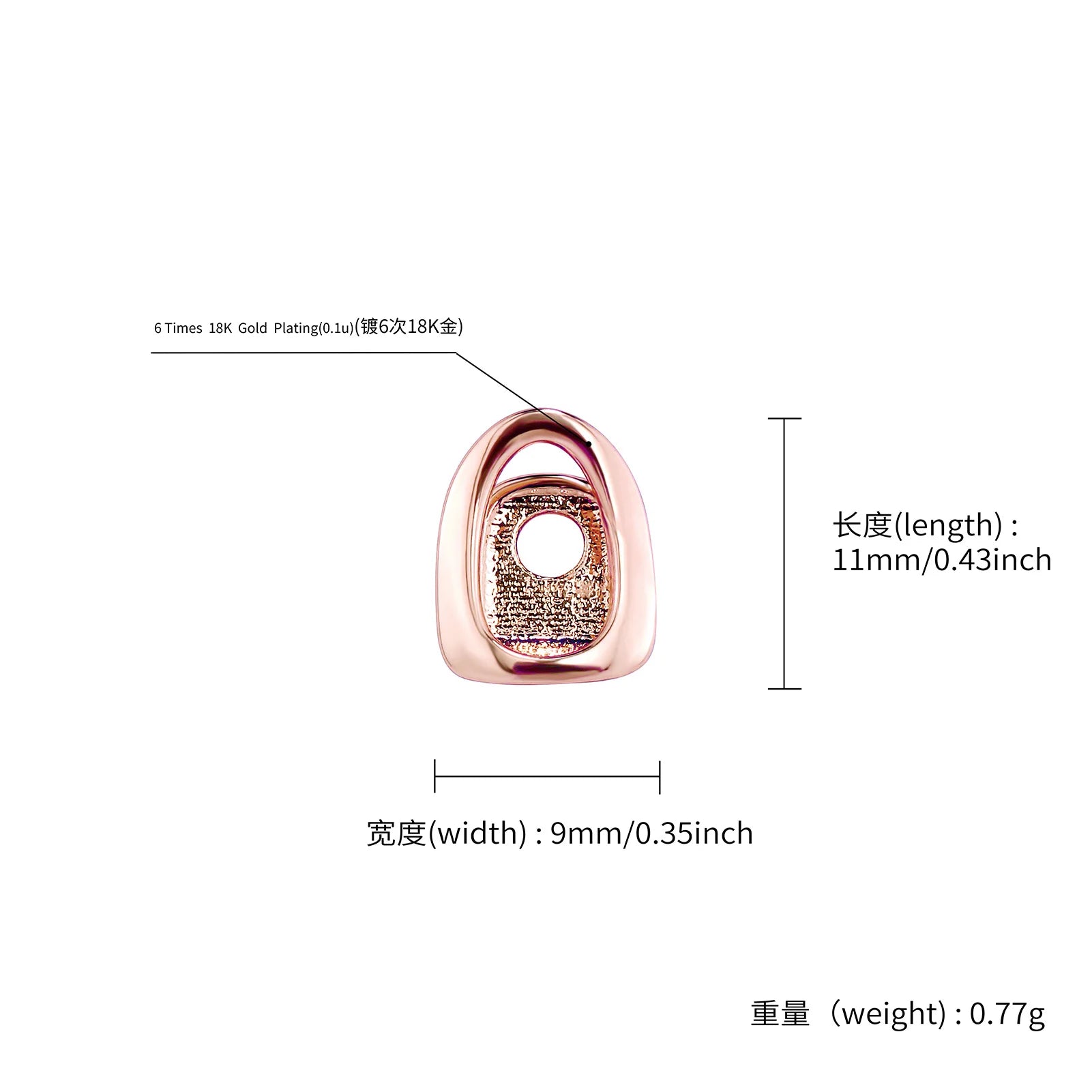 Beautiful Hip Hop Single Hollow Teeth Caps For Women And Men Braces, Simple Glossy Tooth Grills Jewelry, Cosplay Dental Grillz