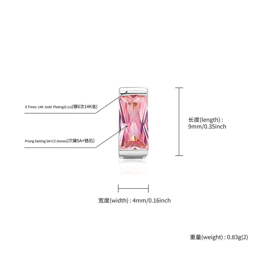 The Best Fashion CZ Stone Vertical Bar Teeth Grillz Braces Hip Hop 4 Zircon Tooth Caps Dental Grills For Women Men Girls, Great Gift Jewelry