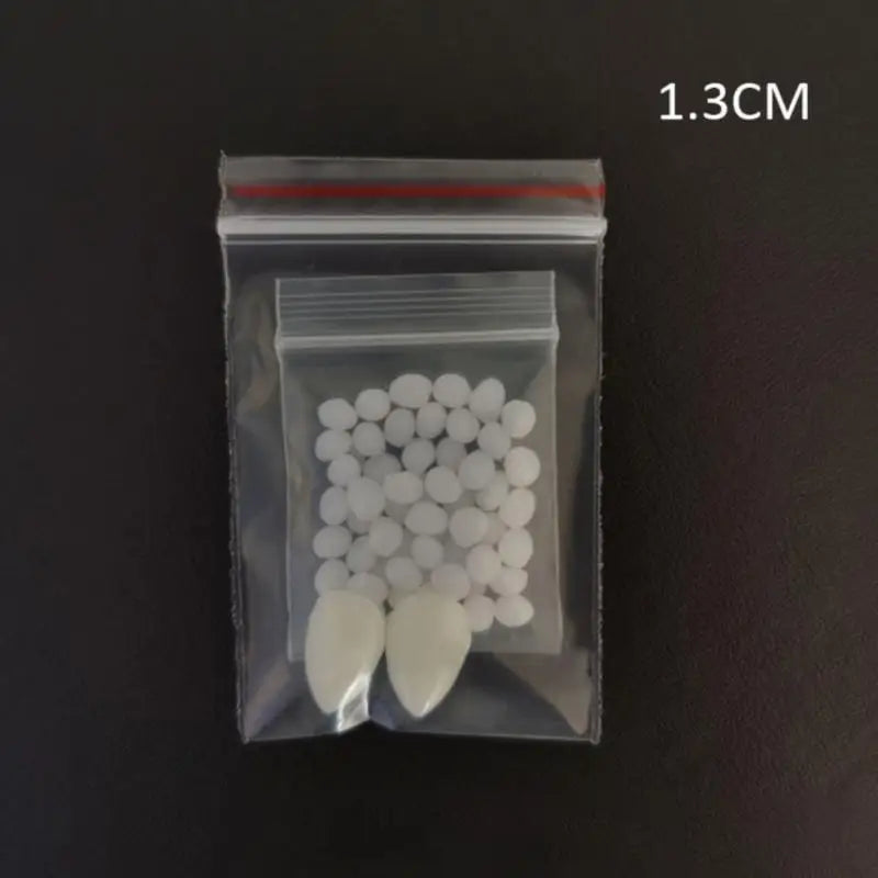 Halloween Fangs, Unique Vampire Teeth Dentures Artificial Elf Ears Witch Nose Halloween Cosplay Costume Props Halloween Party Decor