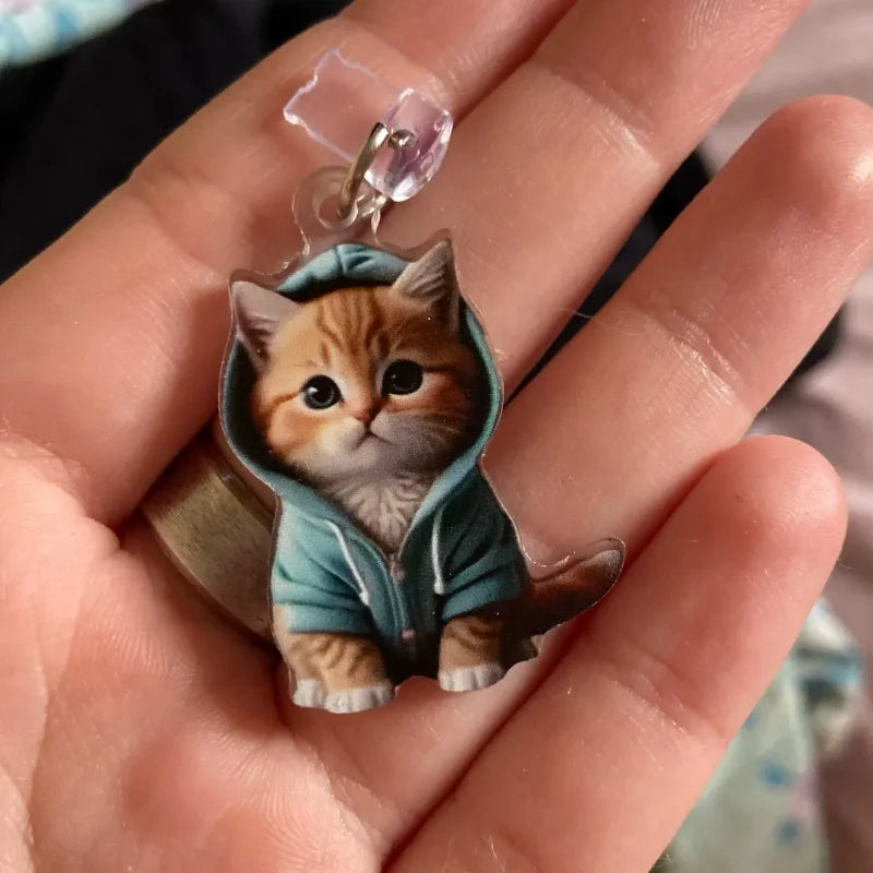 Cute Cat Decorative Accessories, Girly Hanging Accessories Universal Dust Plug Phone Gift, Attractive Dust Plug for iPhone And Samsung Type-C Interface