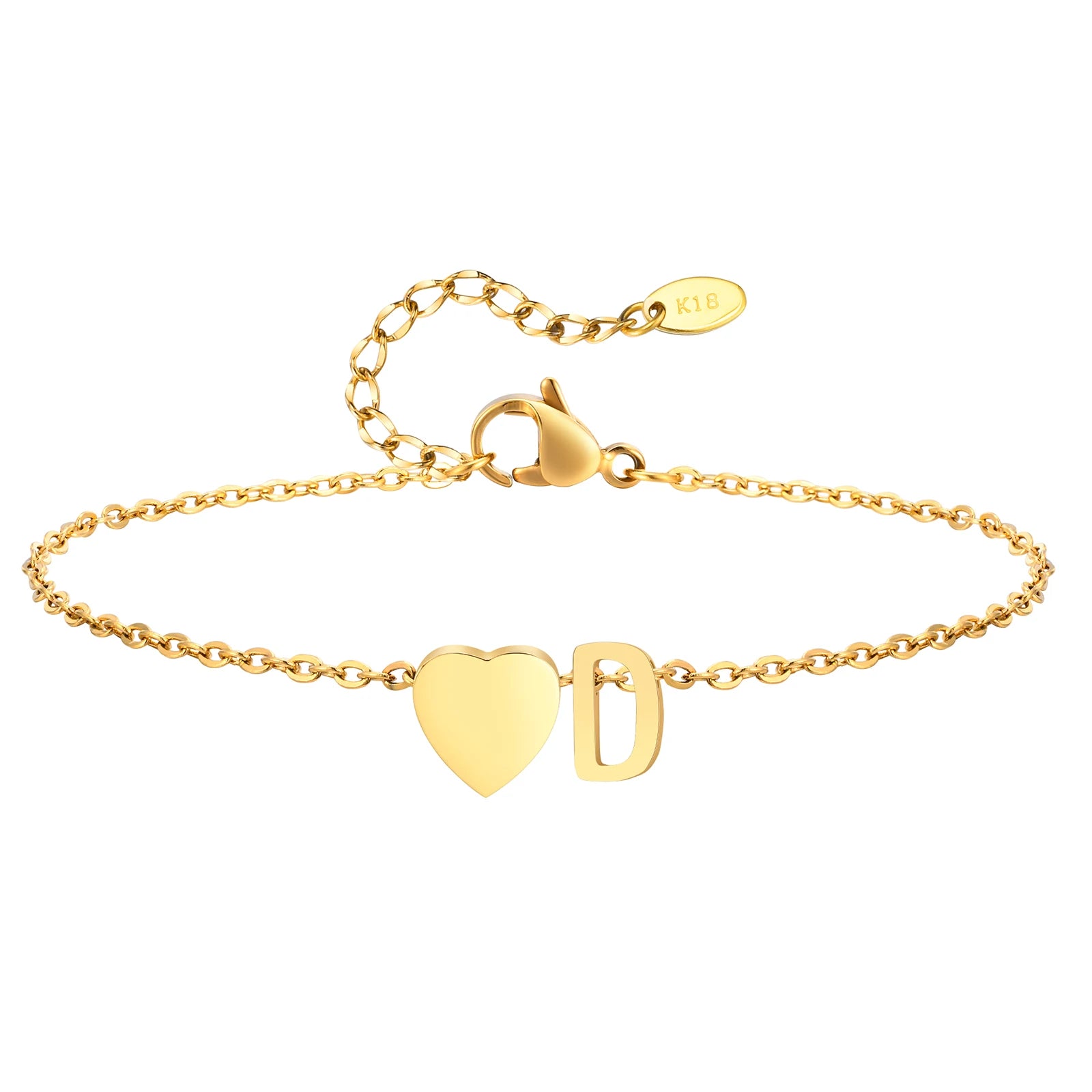 All Letters Anklet, Women Heart Initial Anklet Bracelets Adjustable Beach Jewelry Hypoallergenic Stainless Steel Personalized Name Foot Chain Anklet
A Anklet, B Anklet, C Anklet, D Anklet, E Anklet, F Anklet, G Anklet, H Ankl