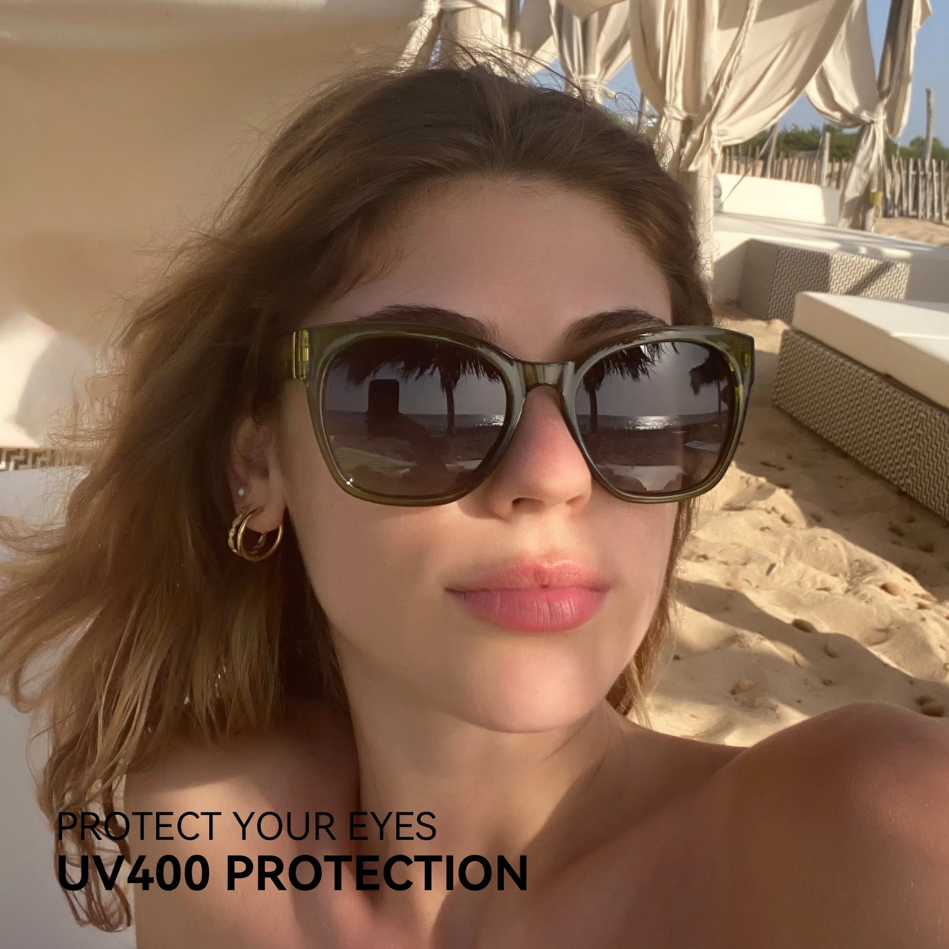 Beautiful Fashion And Original Thick Butterfly Frame Sunglasses for Girls, Chunky Uv400 Protection, Stylish Shade Cat Eye Sun Glasses, Luxury Sunglasses, Kind Gift For Her