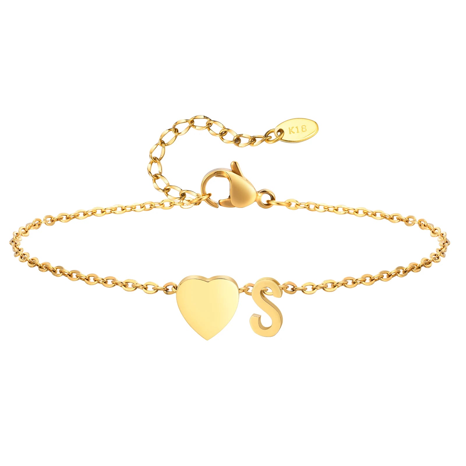 All Letters Anklet, Women Heart Initial Anklet Bracelets Adjustable Beach Jewelry Hypoallergenic Stainless Steel Personalized Name Foot Chain Anklet
A Anklet, B Anklet, C Anklet, D Anklet, E Anklet, F Anklet, G Anklet, H Ankl