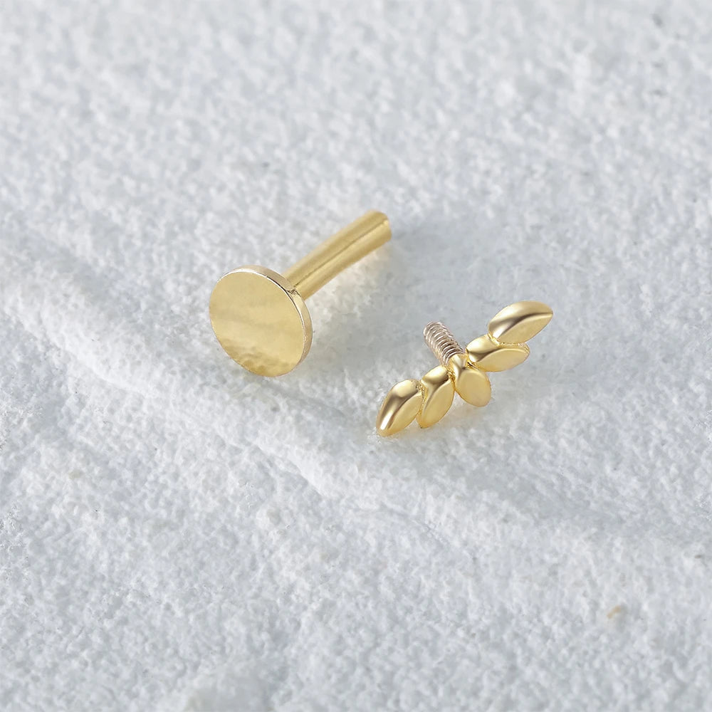 925 Sterling Silver 1pc, Geometry Multi Piercing Stud Earrings For Women, K Gold Simple Elegant Tassel Jewelry, beautiful Gift