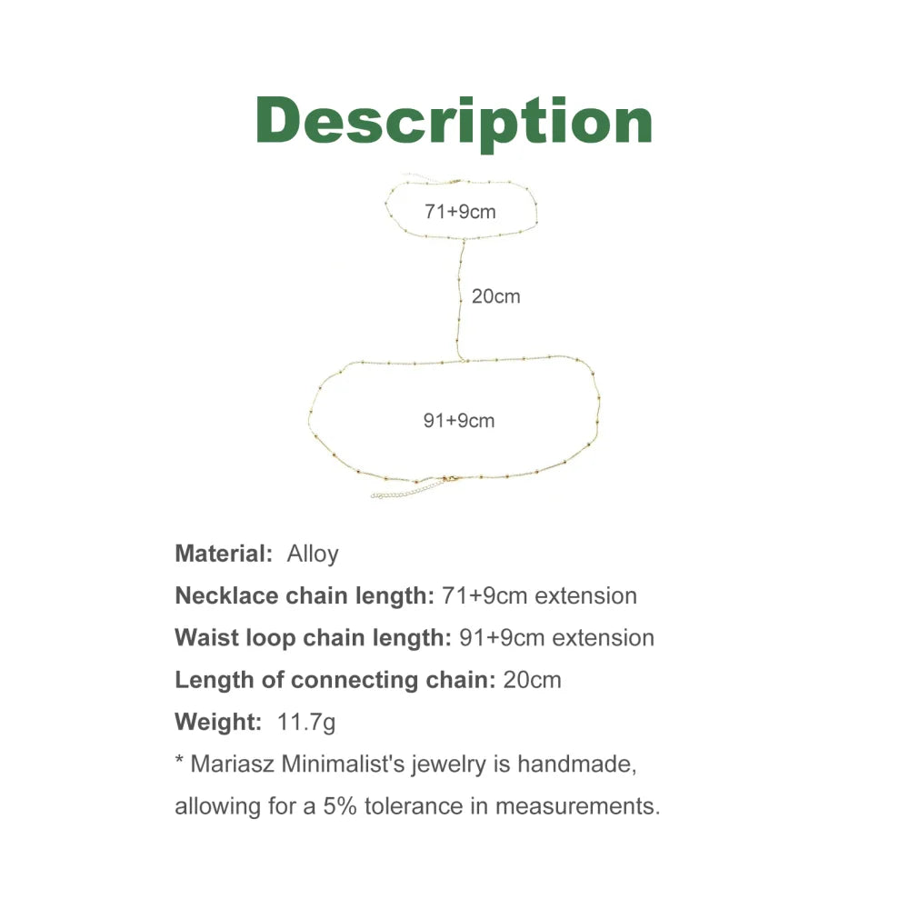 Sexy Belly Chain Beads Adjustable Bikinis Festival Summer Accessories for Beach Belly Waist Chain for Women Body Jewelry Gift