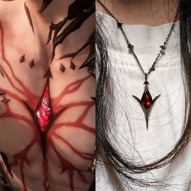 Love and Deep Space Qin Pendant Che Abyssal Juggernaut Necklace Anime Jewely Accessories Gifts
