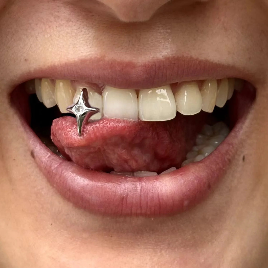 RACHELZ Hip Hop Cute CZ Stone Star Teeth Grillz Braces Gold Color Y2K Elegant Shiny Zircon Tooth Caps For Women Men Punk Jewelry