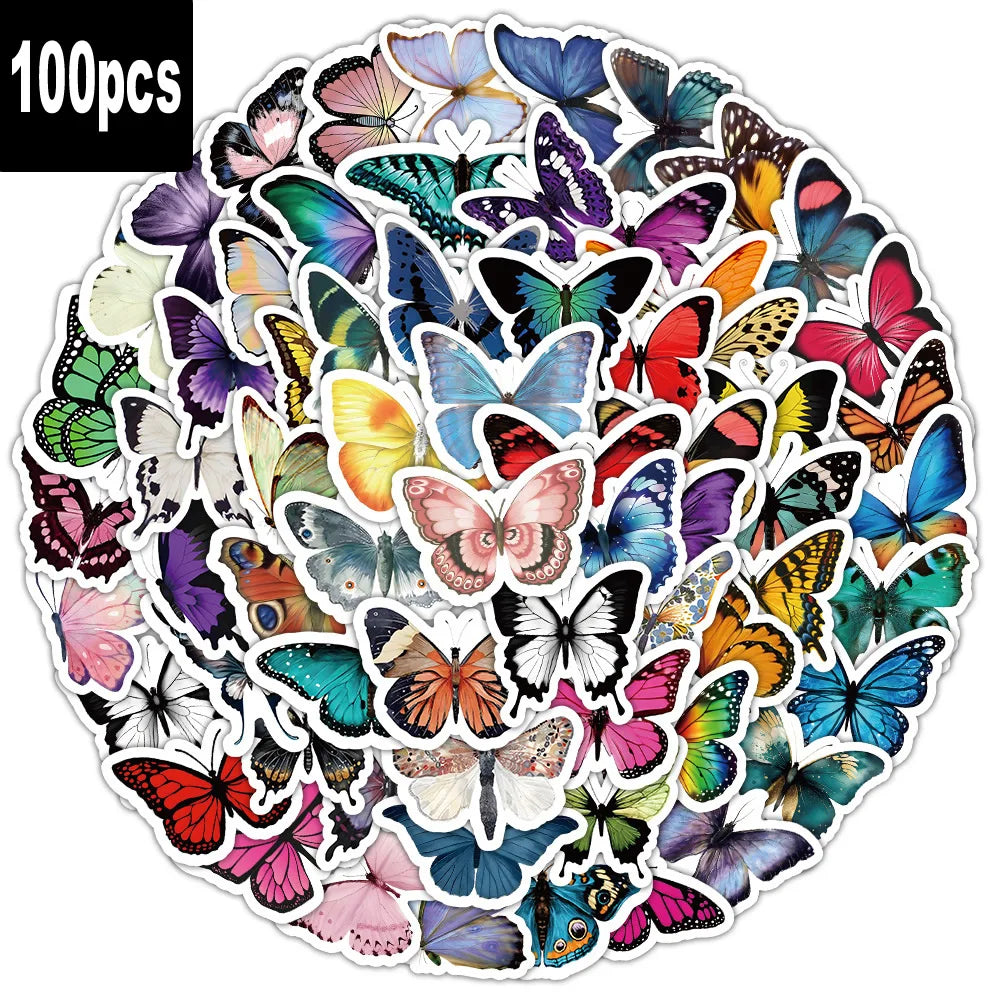 100p Cute Aesthetic Stationery School Office Supplies Sticker Kawaii Diary Decoration Lot Beautiful Stickers