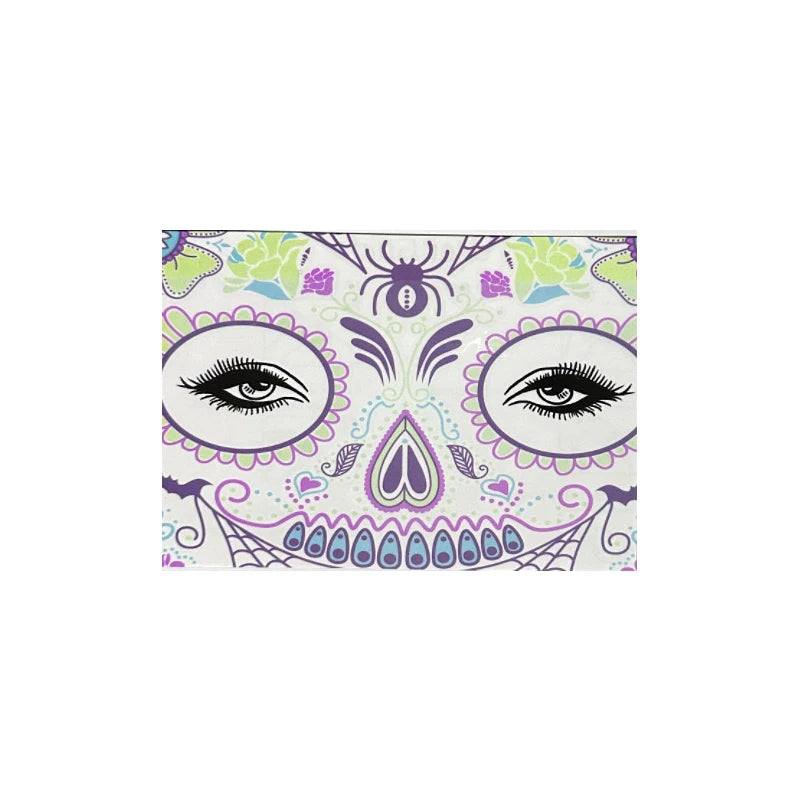Face Festival Tattoo Costume Party Stickers Halloween Waterproof Temporary Tattoo Stickers Makeup Body Dress Up Decoration