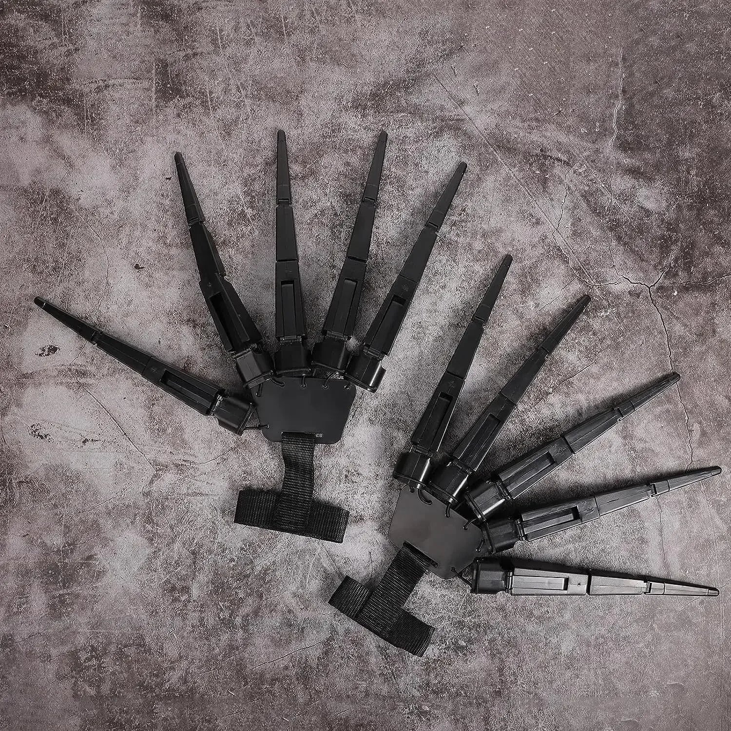 Halloween Articulated Fingers Scary Fake Fingers Skeleton Hand Cosplay Finger Glove Realistic Horror Ghost Claw Prop Party Decor