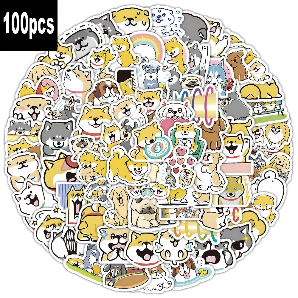 100p Cute Aesthetic Stationery School Office Supplies Sticker Kawaii Diary Decoration Lot Beautiful Stickers