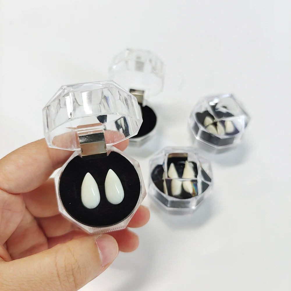 Halloween Artificial Tooth Cosplay Vampire Decoration Accessories Denture Halloween Ornaments Diy Halloween Party Decoration