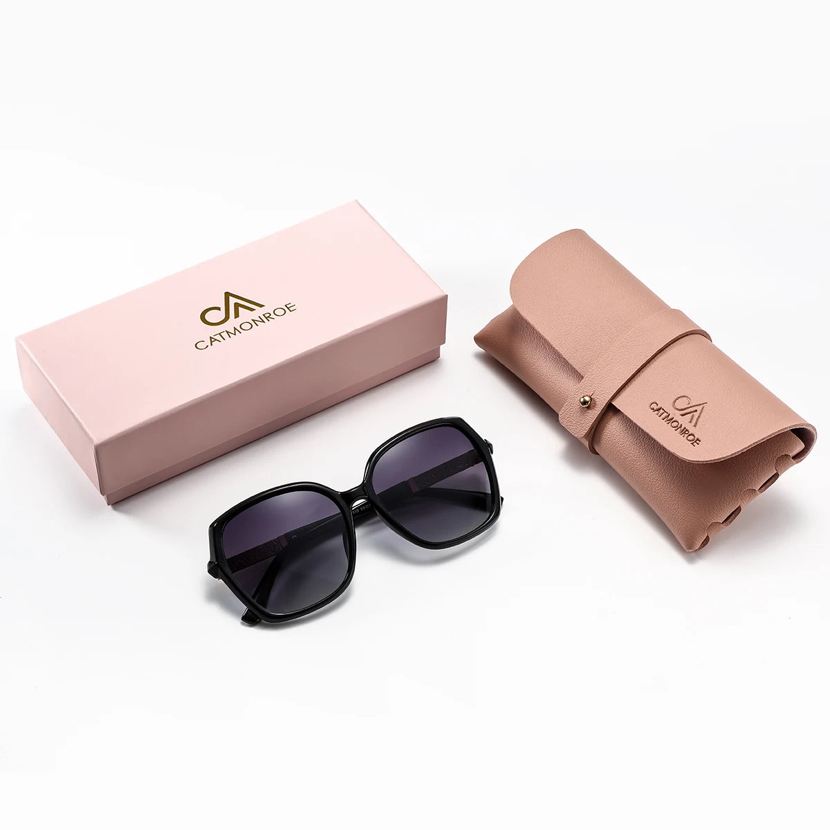 CATMONROE Luxury Polarized Women Sunglasses, Chic Butterfly Frame With Pretty Pink Gift Box Fashion, The Best UV400 Sun Glasses Apparel Accessories