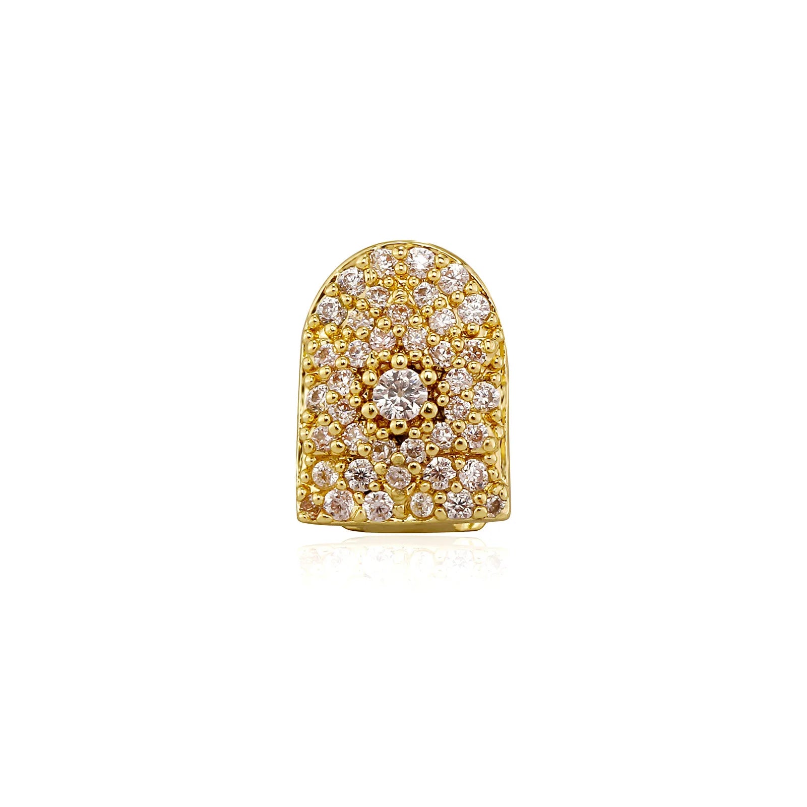 Pretty Hip Hop Single Purple Sun Zircon Teeth, Grillz Dental Grills Silver Color, CZ Stone Tooth Caps For Cute Girls, New Gift Jewelryelry