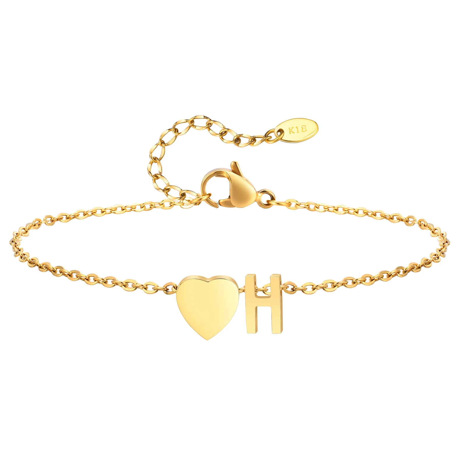 All Letters Anklet, Women Heart Initial Anklet Bracelets Adjustable Beach Jewelry Hypoallergenic Stainless Steel Personalized Name Foot Chain Anklet
A Anklet, B Anklet, C Anklet, D Anklet, E Anklet, F Anklet, G Anklet, H Ankl