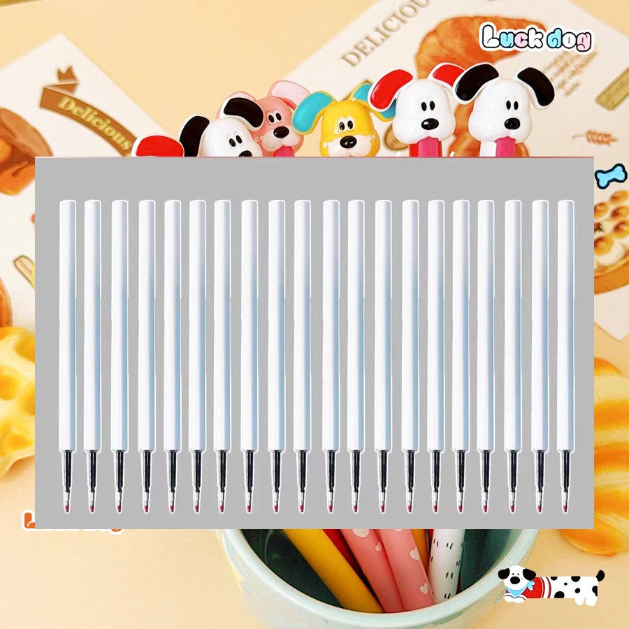 The Best Kawaii Stationery Aesthetic stationery supplies school items carton dog gel pens, cute Funny pens Ballpoint pen For Children, Elegant pens Gift For Students