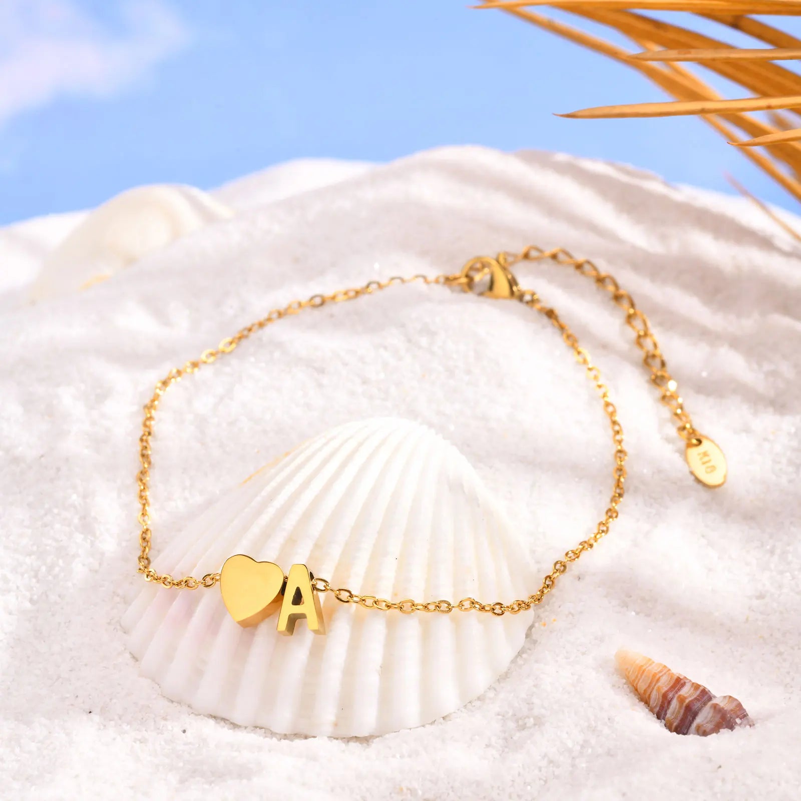 All Letters Anklet, Women Heart Initial Anklet Bracelets Adjustable Beach Jewelry Hypoallergenic Stainless Steel Personalized Name Foot Chain Anklet
A Anklet, B Anklet, C Anklet, D Anklet, E Anklet, F Anklet, G Anklet, H Ankl