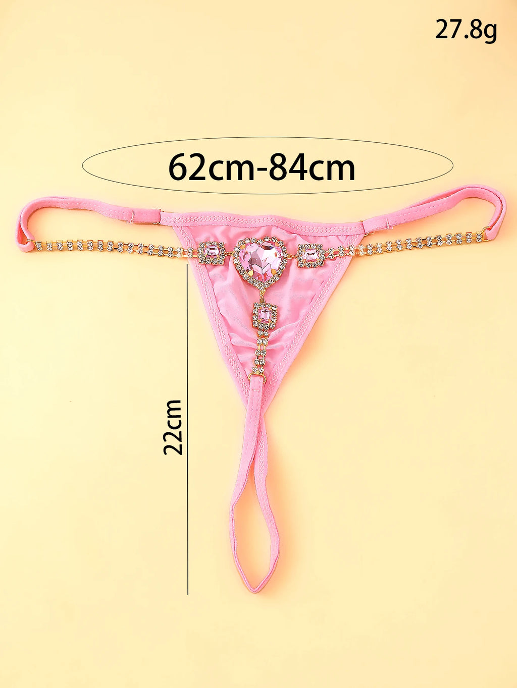 StoneFans Love Jewelry Panty Chains Beach Bikini Body Chains Rhinestone Sexy Thong Chains Fashion Holiday Accessories Gift