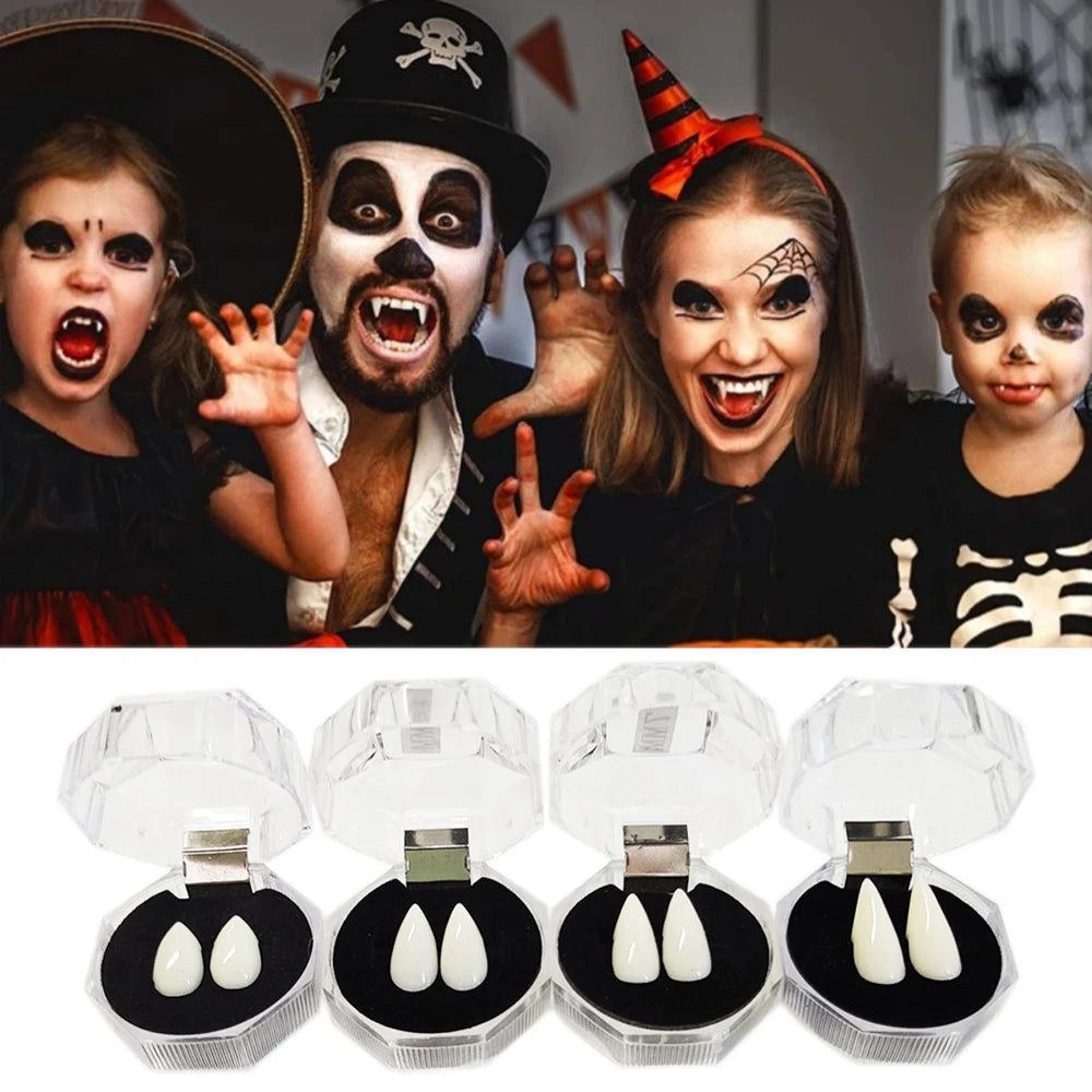 Halloween Artificial Tooth Cosplay Vampire Decoration Accessories Denture Halloween Ornaments Diy Halloween Party Decoration
