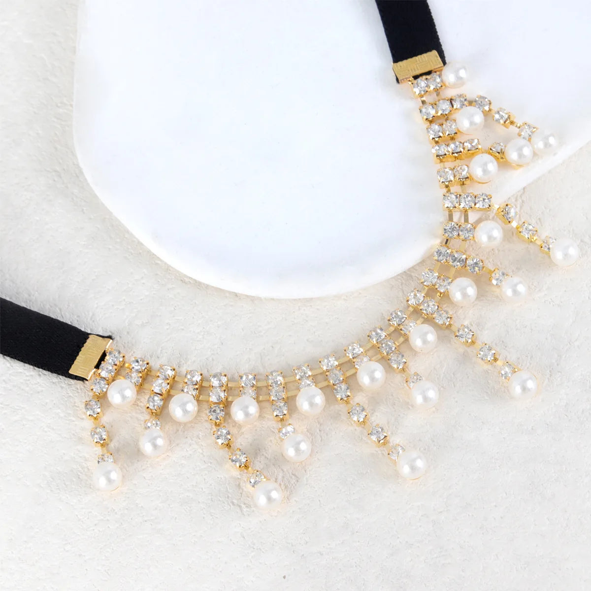 Fashionable Double-Layer Sexy Style Tassel Rhinestone Leg Chain Summer Beach Women'S Body Chain Jewelry