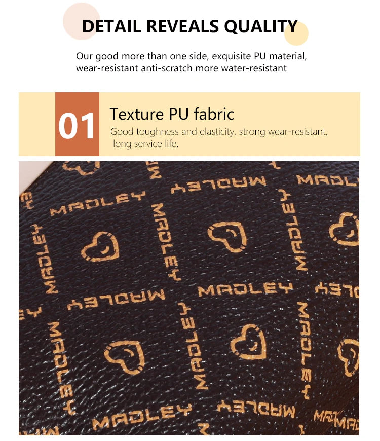 New Wallet Girl's Wrist Strap Short Charm Flower Zero Wallet Large Capacity Coin Clip Bag Letter Multi Card Card Bag Money Clip