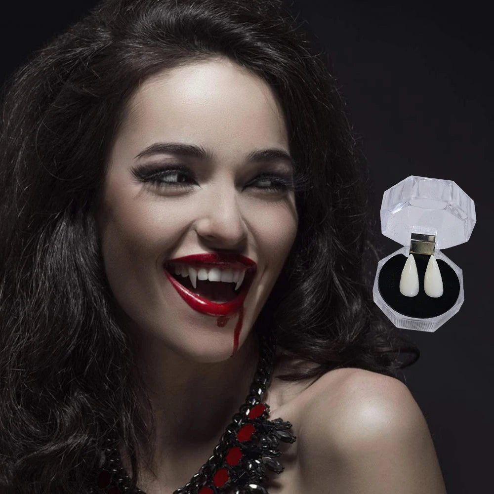 Halloween Artificial Tooth Cosplay Vampire Decoration Accessories Denture Halloween Ornaments Diy Halloween Party Decoration