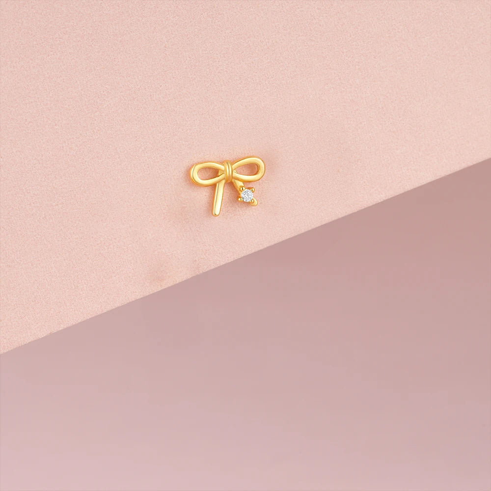 925 Sterling Silver 1pc, Geometry Multi Piercing Stud Earrings For Women, K Gold Simple Elegant Tassel Jewelry, beautiful Gift