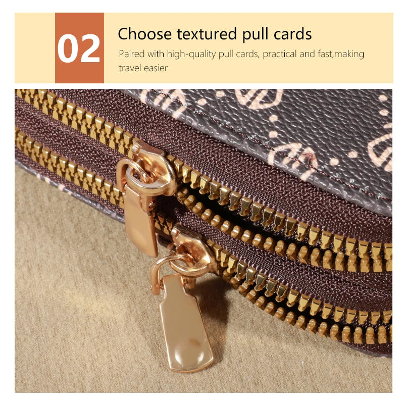 European and American style card bag for women, multi-slot, exquisite, high-end, compact ID bag, large-capacity driver's license