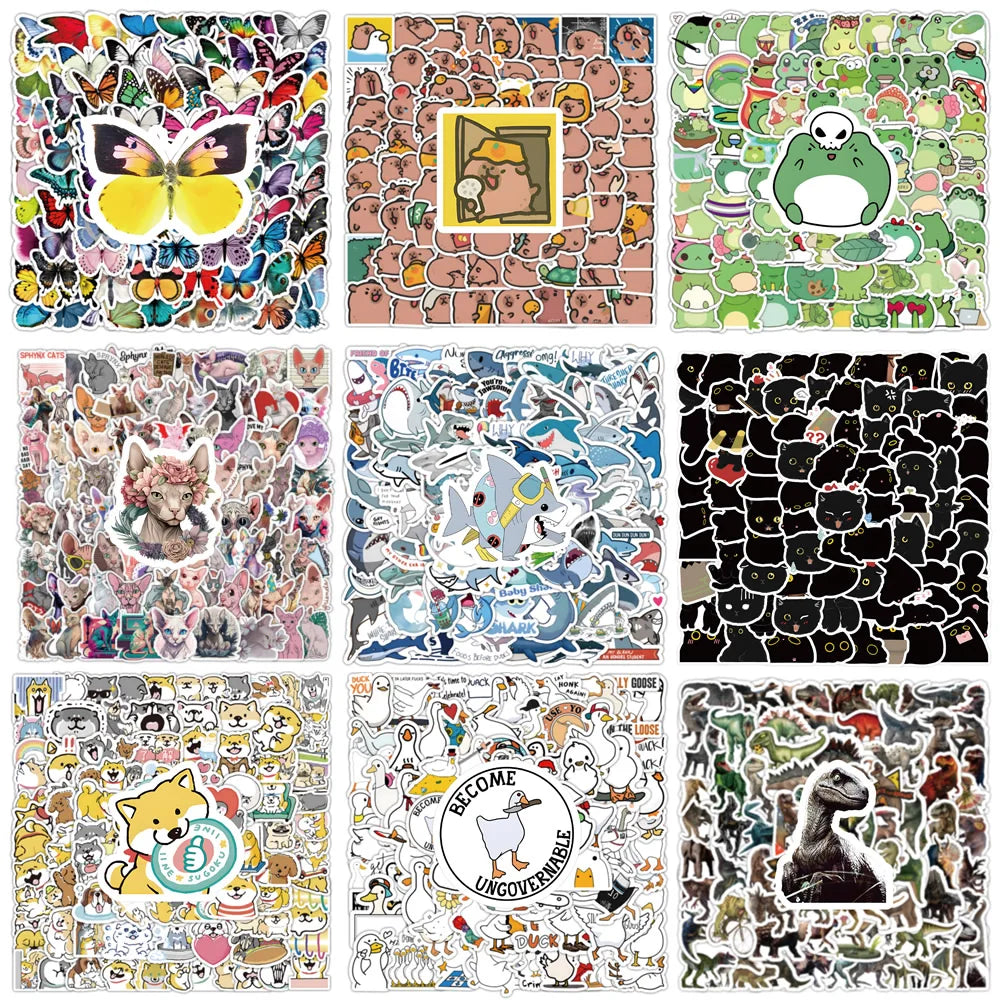 100p Cute Aesthetic Stationery School Office Supplies Sticker Kawaii Diary Decoration Lot Beautiful Stickers